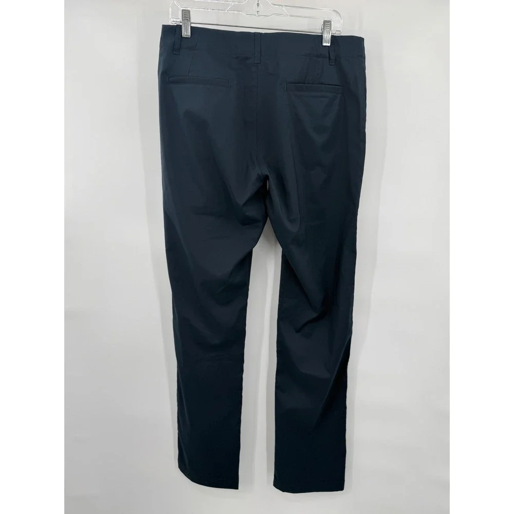 Betabrand Mens 32x34‎ Pants Dark Blue Flat Front Chinos
